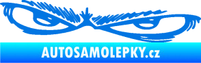 Samolepka Oči 005 levá modrá oceán