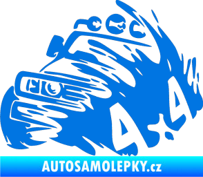 Samolepka Off Road 002 levá 4x4 modrá oceán