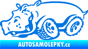 Samolepka Off Road 006 levá hroch modrá oceán