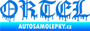 Samolepka Ortel modrá oceán