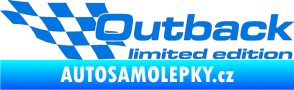 Samolepka Outback limited edition levá modrá oceán
