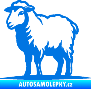 Samolepka Ovce 002 levá modrá oceán