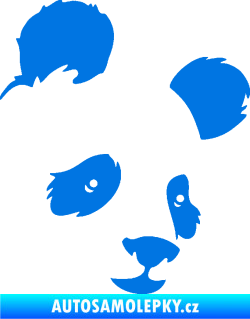 Samolepka Panda 004 pravá modrá oceán