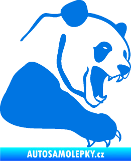 Samolepka Panda 010 pravá modrá oceán