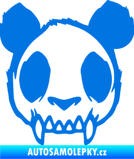 Samolepka Panda zombie  modrá oceán