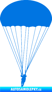 Samolepka Parašutista 002 modrá oceán