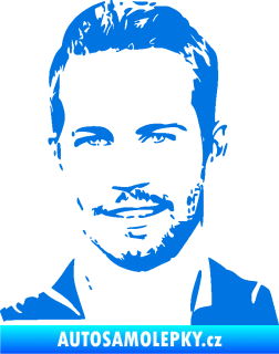 Samolepka Paul Walker 001 levá modrá oceán