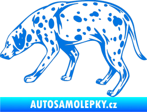 Samolepka Pes 001 levá Dalmatin modrá oceán