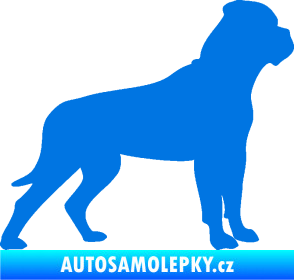 Samolepka Pes 150 pravá bullmastif modrá oceán