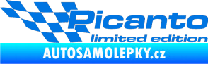 Samolepka Picanto limited edition levá modrá oceán