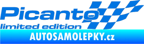 Samolepka Picanto limited edition pravá modrá oceán
