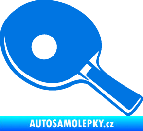 Samolepka Ping pong pálka levá modrá oceán