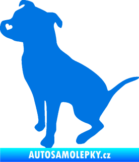 Samolepka Pitbull 005 levá modrá oceán