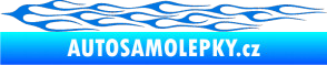 Samolepka Plameny 012 modrá oceán