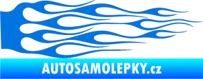 Samolepka Plameny 013 modrá oceán
