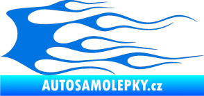 Samolepka Plameny 018 modrá oceán