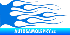 Samolepka Plameny 020 modrá oceán