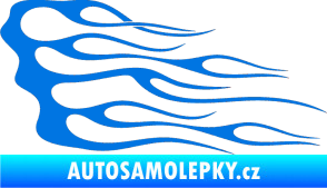 Samolepka Plameny 043 modrá oceán