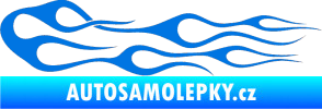 Samolepka Plameny 045 modrá oceán