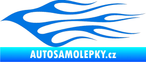 Samolepka Plameny 049 modrá oceán