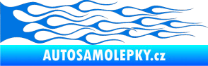Samolepka Plameny 050 modrá oceán