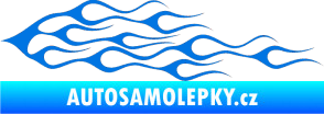 Samolepka Plameny 052 modrá oceán