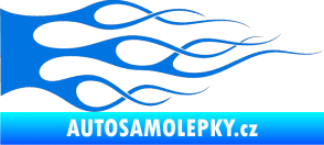 Samolepka Plameny 056 modrá oceán