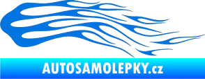 Samolepka Plameny 093 modrá oceán