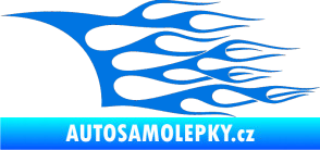 Samolepka Plameny 094 modrá oceán
