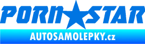 Samolepka Porn star  modrá oceán