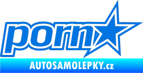 Samolepka Porn modrá oceán