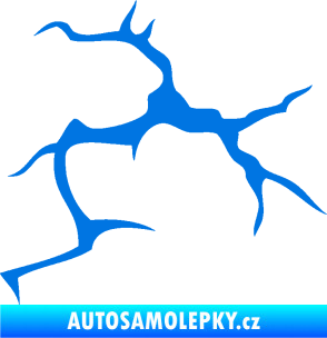 Samolepka Prasklina 003 modrá oceán