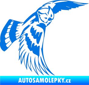 Samolepka Predators 081 pravá sova modrá oceán