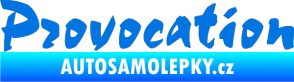 Samolepka Provocation modrá oceán