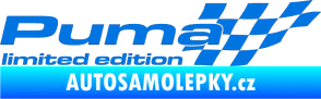 Samolepka Puma limited edition pravá modrá oceán