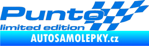 Samolepka Punto limited edition pravá modrá oceán
