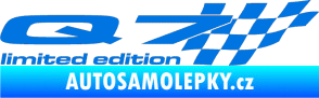 Samolepka Q7 limited edition pravá modrá oceán