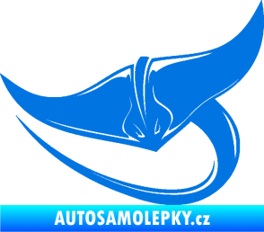 Samolepka Rejnok 001 levá modrá oceán