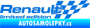 Samolepka Renault limited edition pravá modrá oceán