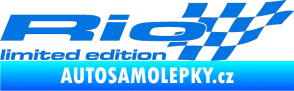 Samolepka Rio limited edition pravá modrá oceán