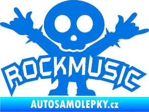Samolepka Rock music fanda modrá oceán