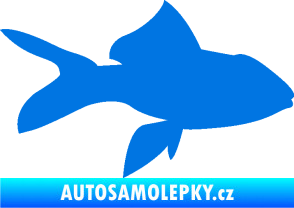 Samolepka Ryba 002 pravá modrá oceán