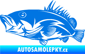 Samolepka Ryba 004 levá modrá oceán