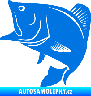Samolepka Ryba 009 levá modrá oceán