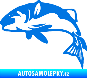 Samolepka Ryba 010 levá modrá oceán