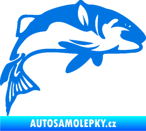Samolepka Ryba 010 pravá modrá oceán