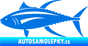 Samolepka Ryba 013 levá tuňák modrá oceán