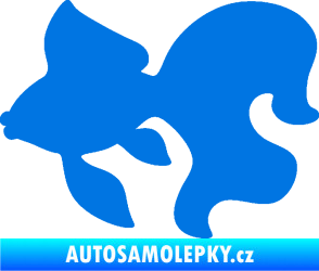 Samolepka Ryba 019 levá závojnatka modrá oceán
