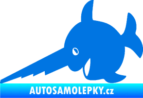 Samolepka Ryba 023 piloun levá modrá oceán