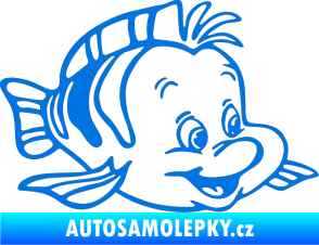 Samolepka Rybička pravá modrá oceán